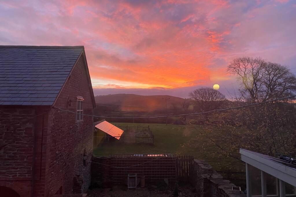 Upper Heath Farm - Stable Cottage Craven Arms Esterno foto